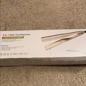 Wave curling iron and straightener